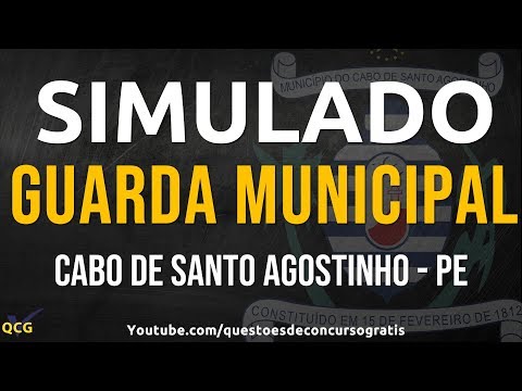 Simulado Guarda Municipal de Cabo de Santo Agostinho - PE
