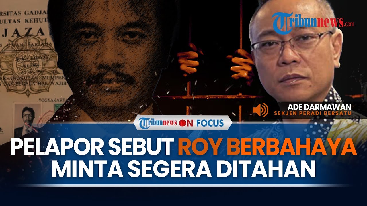 Pelapor Puas Roy Suryo Jadi Tersangka Kasus Ijazah Jokowi, Minta Polisi Segera Tahan