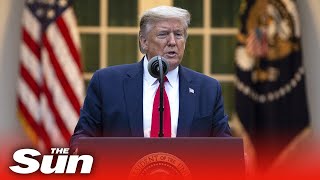 Trump threatens to defund & leave WHO if they fail to prove independence from China