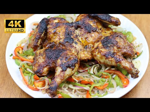 Portuguese Roast Chicken Recipe | Juicy and Flavorful with a Vibrant Salad