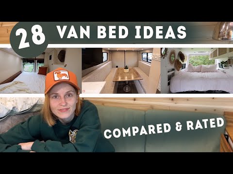 The Ultimate VAN BED LAYOUT VIDEO - 28 IDEAS - How to decide which is right for your build?
