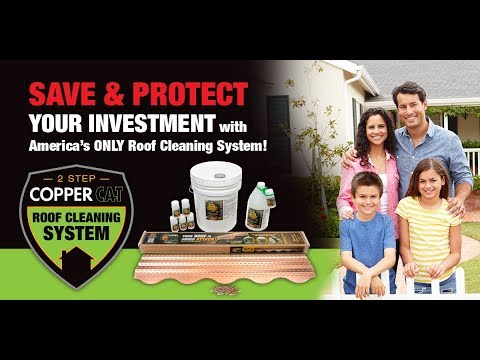 Copper Cat Algae Terminator Roofing Strips