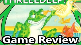 Frogger II Threedeep Atari 8 Bit 400 800 XL XE Review - The No Swear Gamer Ep 605