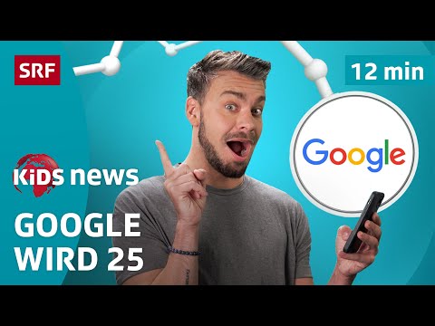 SRF Kids News: 25 Jahre Google – Suchmaschine feiert Geburtstag | Kindervideos