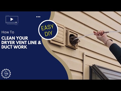 How To Clean Dryer Vent From The Outside Like a Pro