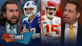 FIRST THING FIRST | Nick Wright & Brou reacts to Chiefs & Rival Bills made a surprising draft trade