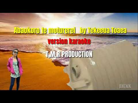 Abaokoro te moturerei Kiribati karaoke