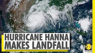 Hurricane Hanna makes landfall on Padre Island in Texas | World News - Download this Video in MP3, M4A, WEBM, MP4, 3GP
