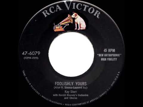 1955 HITS ARCHIVE: Foolishly Yours - Kay Starr