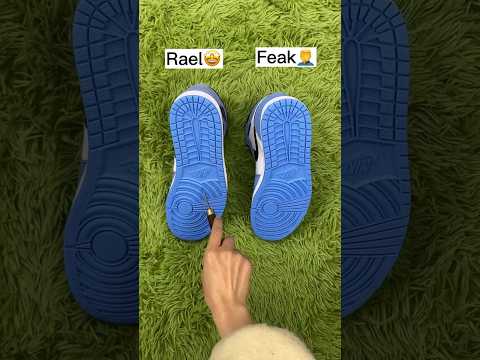 Real Vs Fake University Blue Jordan 1 #sneakerhead #sneakers #viral