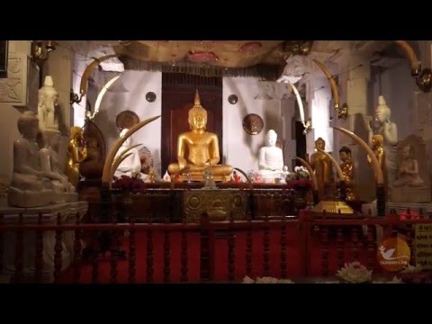 Вечерняя служба в Храме Зуба Будды. Канд