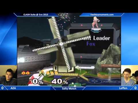 CLASH Suite at Evo 2013 - Leffen vs AZA - Match 2 - SSBM