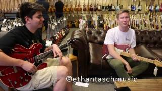 Ethan Tasch & Mikey Lasusa playing a 1961 Gibson ES-330 and Fender Custom Stratocaster