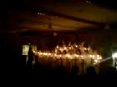 Brandlarmet gick under luciauppvisningen