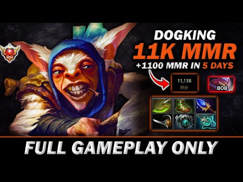 DOGKING REACH 11K MMR! DOGKING meepo VS Pangolier BOB (SEA Pro Player) - Meepo Gameplay#858