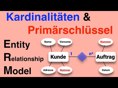 Kardinalitäten und Primärschlüssel | ERM bei Datenbanken