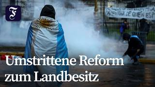 Gewaltsame Auseinandersetzungen bei Protesten in Argentinien