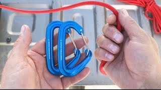 Carabiner Truckers Hitch - Better Explanation - Tension Locking