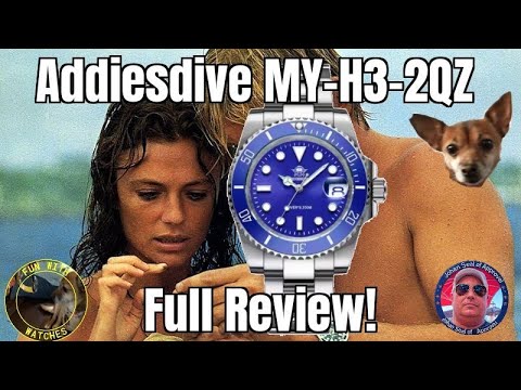 Addiesdive MY-H3-2QZ Quartz Dive Style Watch Review!