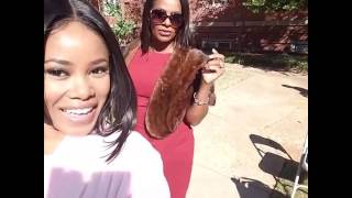 Demetria McKinney Behind The Scenes of Saints and Sinners - October 25, 2016 video
