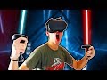 MY FIRST TIME PLAYING VR! (Beat Saber)