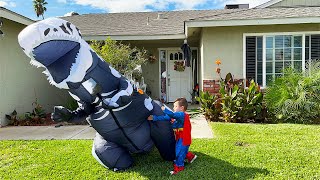 Dinosaur and Superman | Stories for Kids | Fun videos for Kids