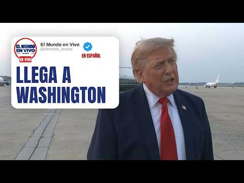 Trump habla a su regreso a Washington tras entregar la Copa del Mundo de la FIFA | USA EN VIVO 🔴