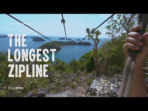 Hundred Islands Longest Zipline - Alaminos, Pangasinan, Philippines (4K POV) 2024