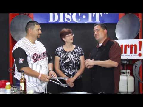 Tony Garduño makes an Amazing Dessert!  Mexican Fruit Salsa and Ice Cream on the DISC-IT  05 Ep05