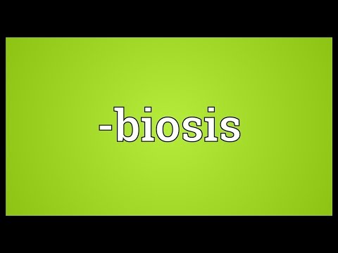 -biosis Meaning