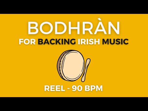 Bodhrán - Reel 90 BPM (Brush beater)