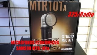 Video thumbnail for Microfono condenser economico (Samson MTR101a) by 325Radio