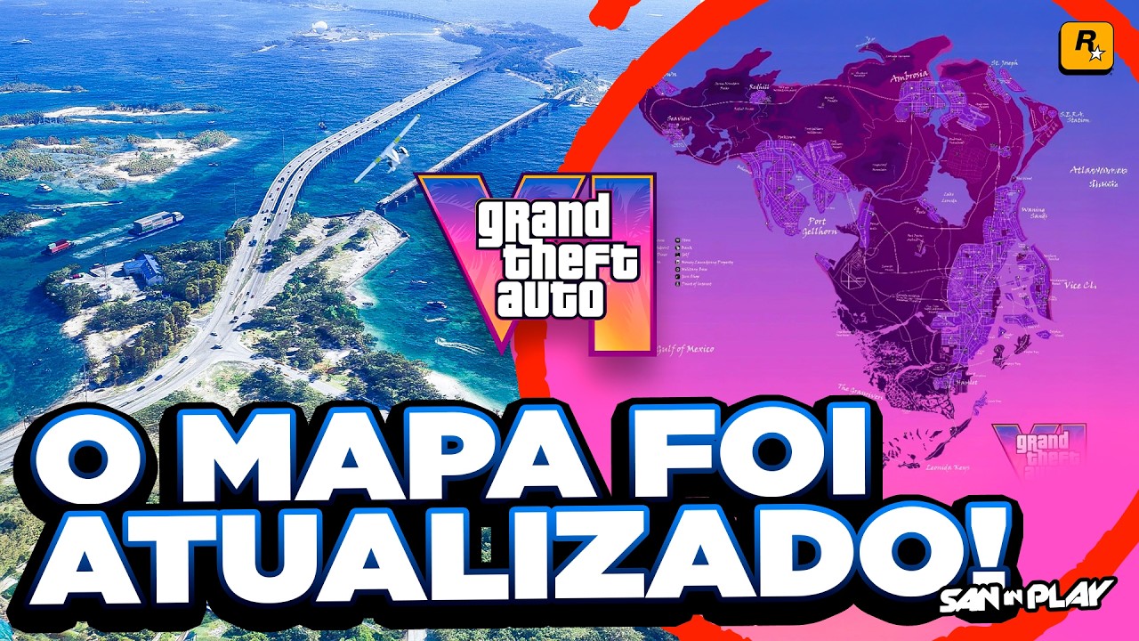 GTA 6 MAP has been UPDATED... - 7 Cities and Different Biomes and Much More! (Check it out) #gta6
