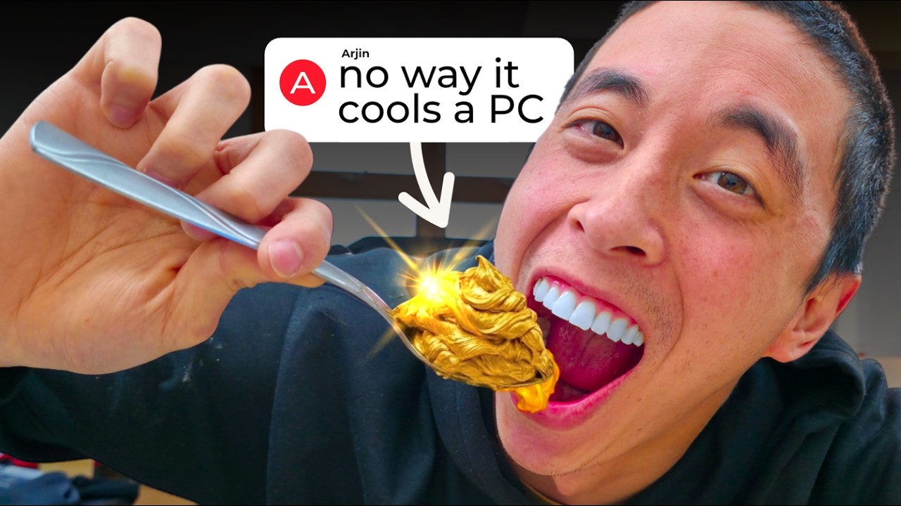 I Made Thermal Paste you can EAT - YouTube