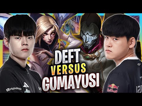 GUMAYUSI vs DEFT! - T1 Gumayusi Plays Jhin ADC vs DK Deft Kai'sa! | Bootcamp 2023