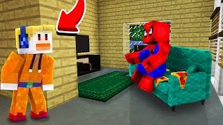 PASO 24 HORAS EN CASA DE MI AMIGO SIN QUE EL ME VEA EN MINECRAFT
