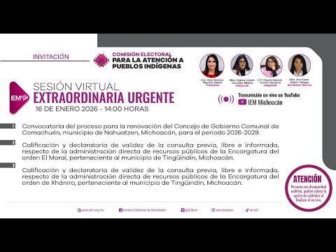 Sesión Extraordinaria