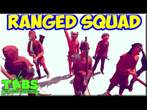 Ranged Squad(6 Units) vs Every Unit - TABS Unit Possession Update