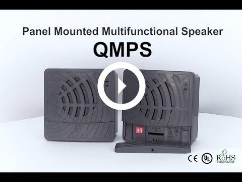 Qlight Panel Mounted Multifunctional Speaker, QMPS Qlight Panel Mounted Multifunctional Speaker, QMPS