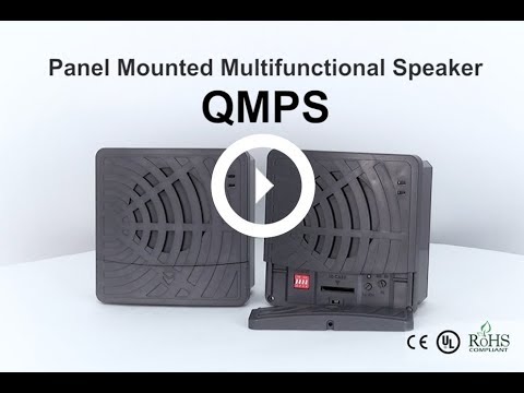 Qlight Panel Mounted Multifunctional Speaker, QMPS