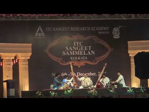 Pt Ajoy Chakraborty - Raag Gorakh Kalyan II ITC Sangeet Sammelan 2025 II Ishaan Ghosh (Tabla)