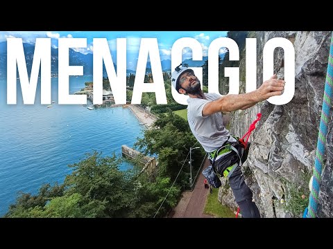 Il LAGO di COMO dalla FALESIA di MENAGGIO