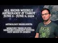 All Signs Weekly Astrology & Tarot June 3 - 9 2024 Old School Horoscope & Reading Predictions