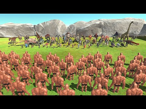 HILL GIANT VS FACTION with almost same price - Animal Revolt Battle Simulator