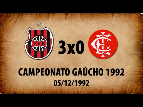 G.E.Brasil 3x0 Internacional-SM - Campeonato Gaúcho 1992