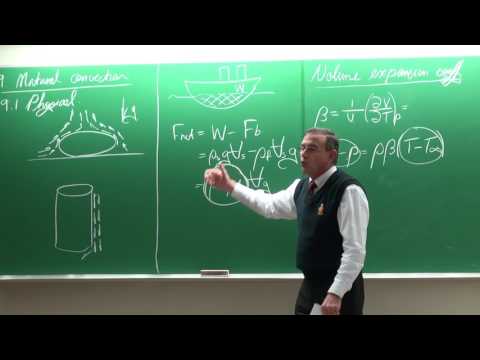 Lecture 20 (2017) HD: Natural convection by Prof  Josua Meyer