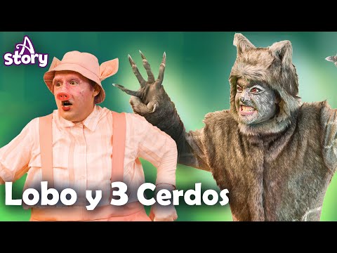 The Big Bad Wolf & The Three Little Pigs Go Camping | Fairy Tales in Spanish for Young People