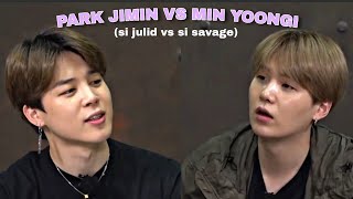 Download lagu PARK JIMIN VS MIN YOONGI (SI JULID VS SI KING OF SAVAGE) | BTS Funny Moments (Sub Indo) mp3 Download lagu PARK JIMIN VS MIN YOONGI (SI JULID VS SI KING OF SAVAGE) | BTS Funny Moments (Sub Indo) mp3
