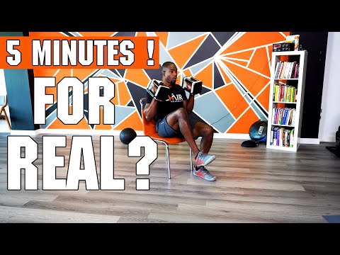 5 Minute Chair Exercises For Busy Women | Any Level