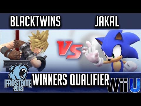 Frostbite 2018 Smash 4 Singles  WINNERS QUALIFIER - EMG | Blacktwins (Cloud) vs  Jakal (Sonic)